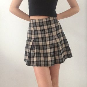 Brandy Melville Plaid Flannel Skirt